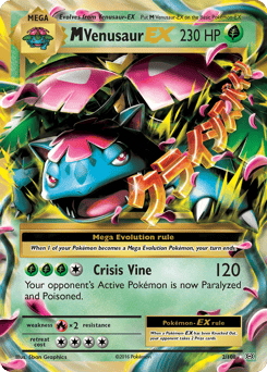 M Venusaur-EX – Rare Holo EX – Evolutions