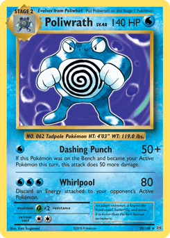 Poliwrath – Rare Holo – Evolutions