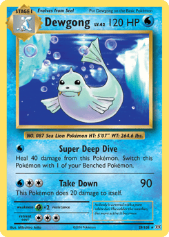 Dewgong – Rare – Evolutions
