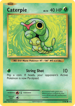 Caterpie – Common – Evolutions