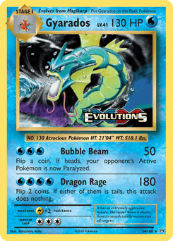Gyarados – Rare Holo – Evolutions