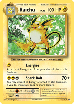 Raichu – Rare Holo – Evolutions