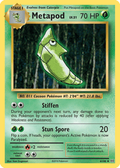 Metapod – Uncommon – Evolutions