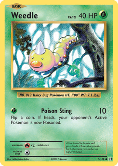 Weedle – Common – Evolutions