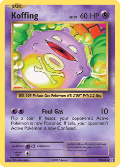 Koffing – Uncommon – Evolutions