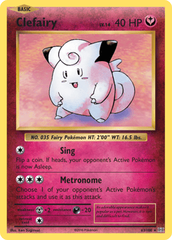 Clefairy – Rare Holo – Evolutions