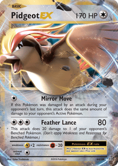 Pidgeot-EX – Rare Holo EX – Evolutions