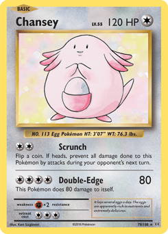 Chansey – Rare Holo – Evolutions