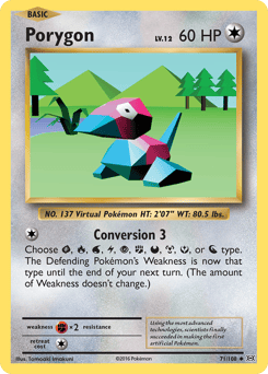 Porygon – Uncommon – Evolutions