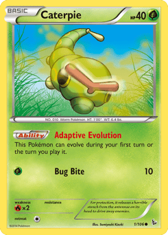 Caterpie – Common – Flashfire