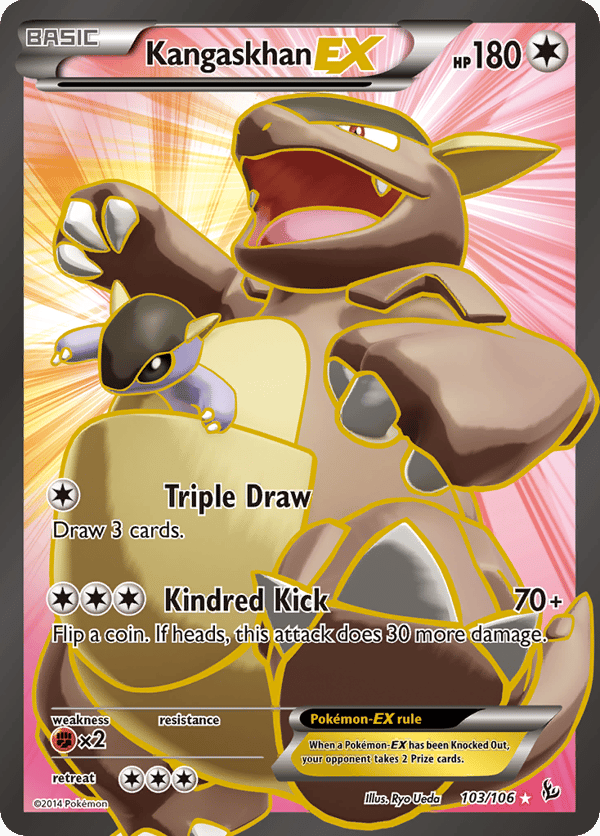 Kangaskhan-EX – Rare Ultra – Flashfire