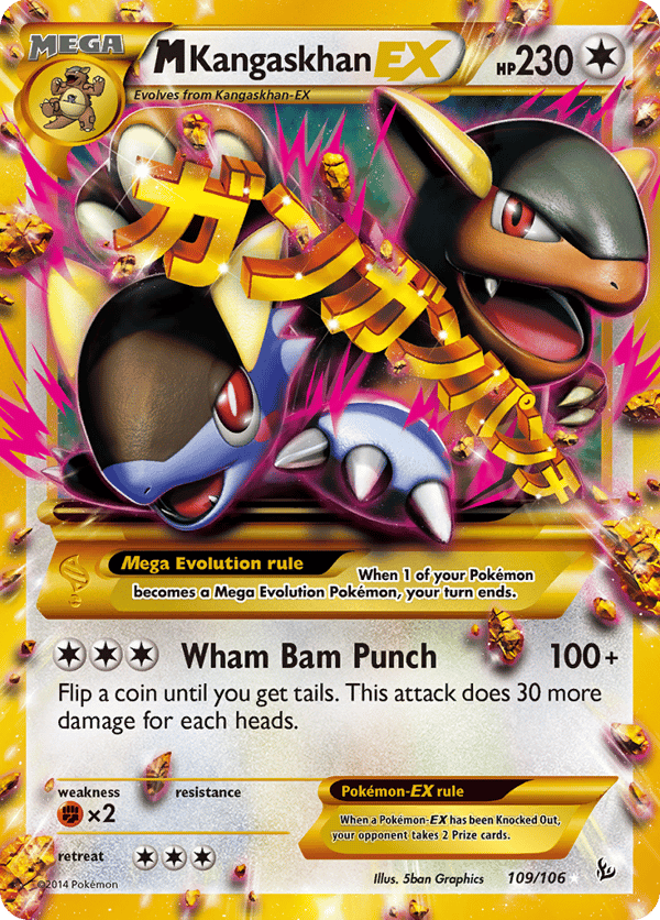 M Kangaskhan-EX – Rare Secret – Flashfire