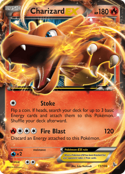 Charizard-EX – Rare Holo EX – Flashfire