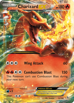 Charizard-EX – Rare Holo EX – Flashfire