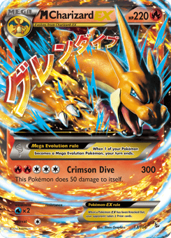 M Charizard-EX – Rare Holo EX – Flashfire