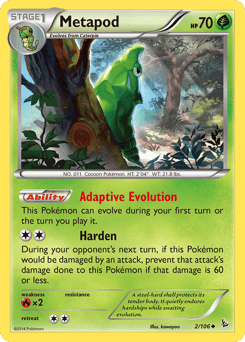 Metapod – Uncommon – Flashfire