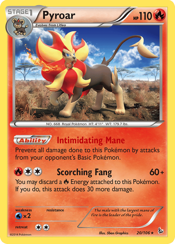 Pyroar – Flashfire