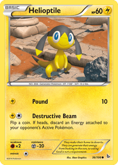 Helioptile – Common – Flashfire