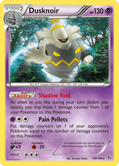 Dusknoir – Rare Holo – Flashfire
