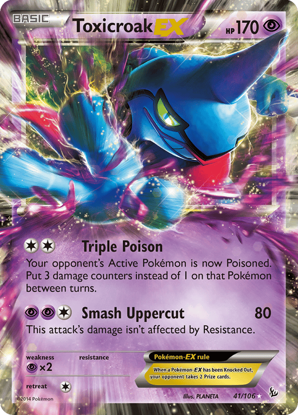 Toxicroak-EX – Flashfire