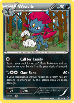 Weavile – Rare
