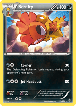 Scrafty – Rare – Flashfire