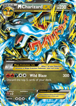 M Charizard-EX – Rare Holo EX – Flashfire