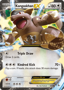 Kangaskhan-EX – Rare Holo EX – Flashfire