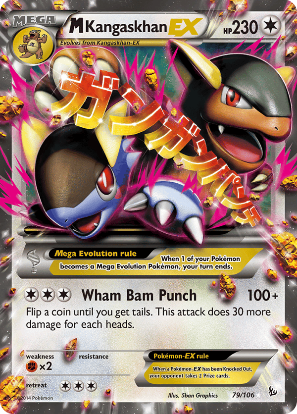 M Kangaskhan-EX – Rare Holo EX – Flashfire