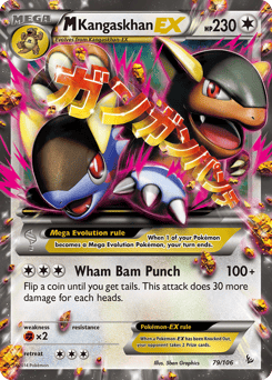 M Kangaskhan-EX – Rare Holo EX – Flashfire
