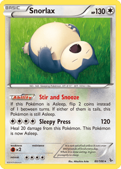 Snorlax – Rare – Flashfire
