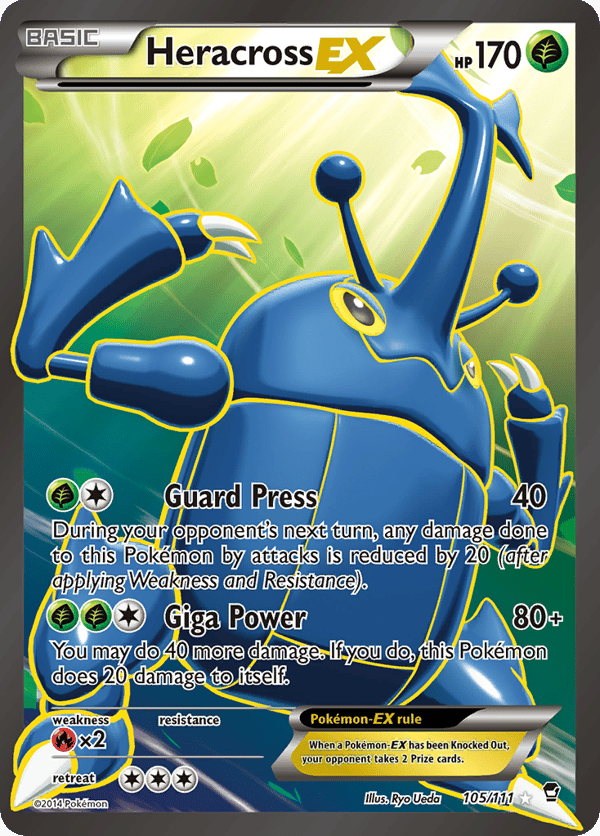 Heracross-EX – Rare Ultra – Furious Fists