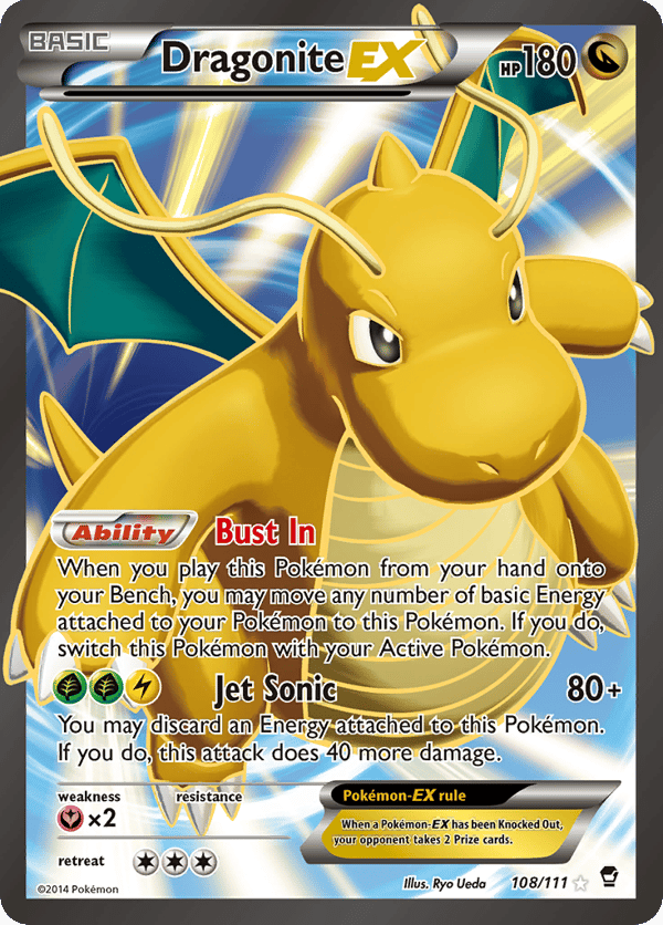 Dragonite-EX – Rare Ultra – Furious Fists