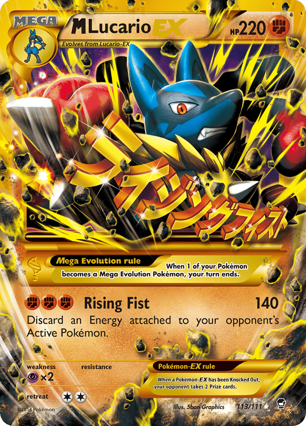 M Lucario-EX – Furious Fists