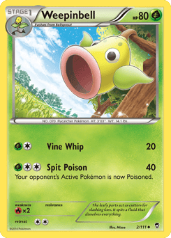 Weepinbell – Uncommon – Furious Fists