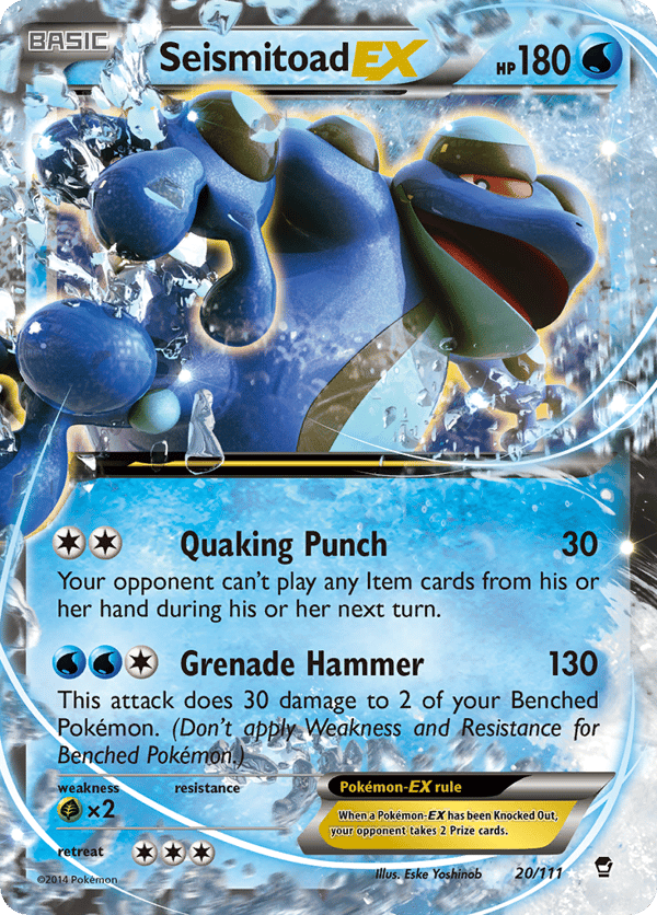 Seismitoad-EX – Furious Fists