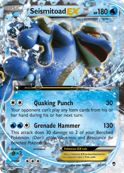 Seismitoad-EX – Rare Holo EX