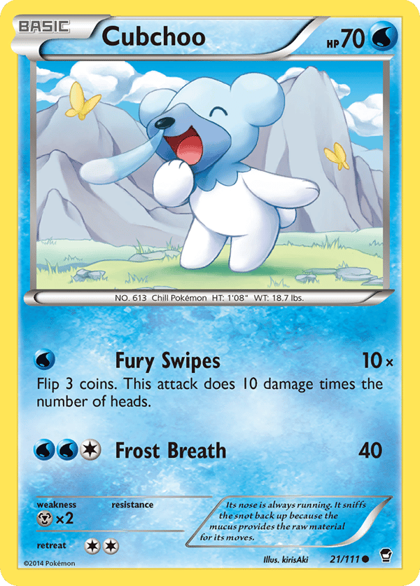 Cubchoo – Common – Furious Fists