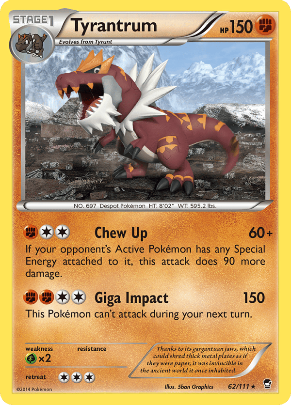Tyrantrum – Furious Fists