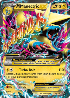 M Manectric-EX – Rare Holo EX