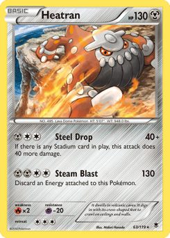 Heatran – Rare Holo – Phantom Forces