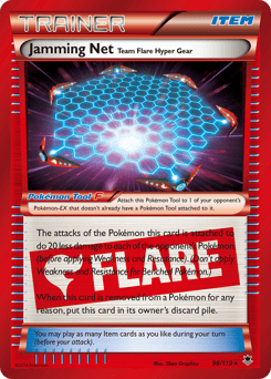 Jamming Net Team Flare Hyper Gear – Rare Holo
