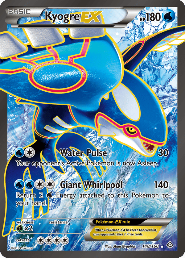 Kyogre-EX – Rare Ultra – Primal Clash