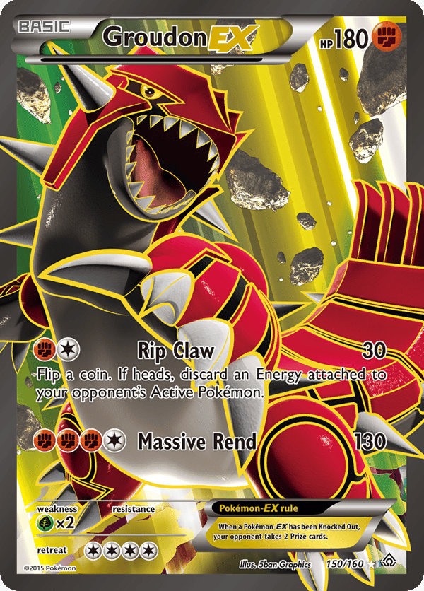 Groudon-EX – Rare Ultra – Primal Clash