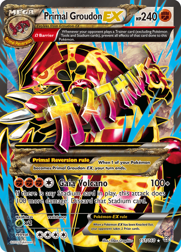 Primal Groudon-EX – Rare Ultra – Primal Clash
