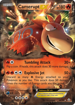 Camerupt-EX – Rare Holo EX