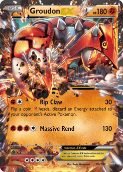 Groudon-EX – Rare Holo EX