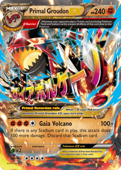 Primal Groudon-EX – Rare Holo EX