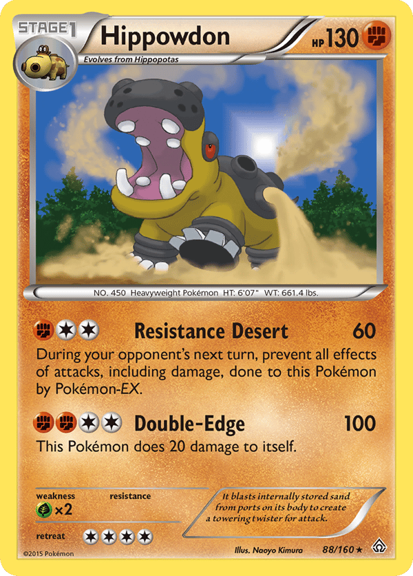 Hippowdon – Rare Holo – Primal Clash