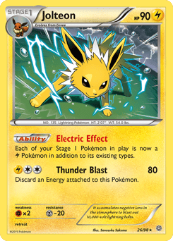 Jolteon – Rare Holo – Ancient Origins